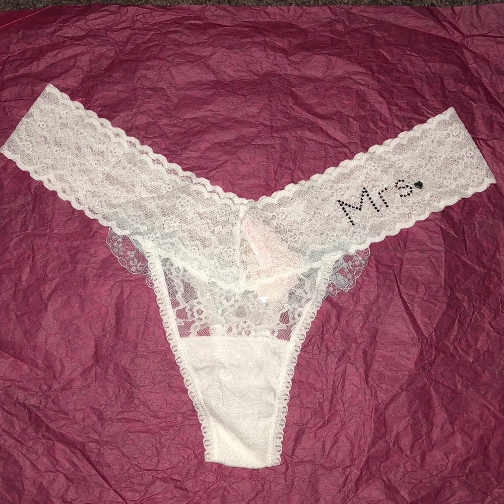 💍Victoria’s Secret Bride Mrs. Thong, New👰🏼